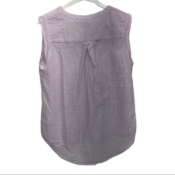 Talbots Women's Stripe Blouse size Medium - Picture 6 of 6